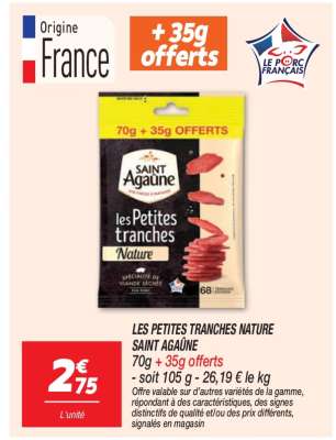 LES PETITES TRANCHES NATURE “SAINT AGAÛNE”