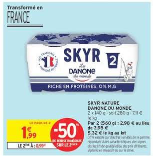 SKYR NATURE DANONE DU MONDE