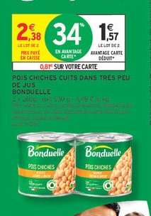 Pois Chiches Cuits Dans Très Peu De Jus Bonduelle