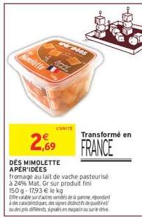 Dés Mimolette Apér'idées