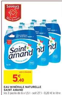 Eau Minérale Naturelle Saint Amand