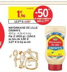 Mayonnaise de Lille CROWN'S