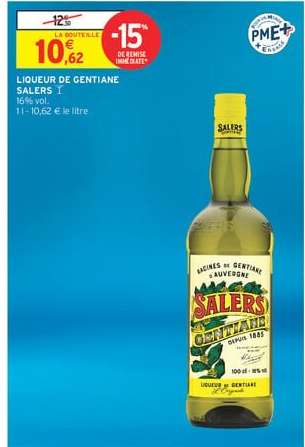 Liqueur de Gentiane Salers