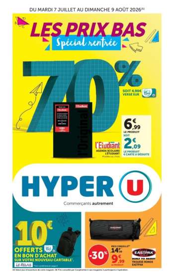 Catalogue HYPER U - 07/07/2026 - 09/08/2026.