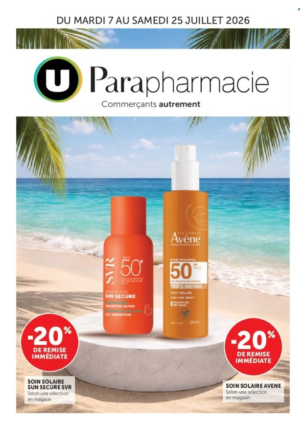 Catalogue Magasins U - 07/07/2026 - 25/07/2026. Page 1