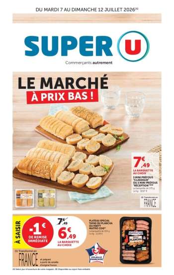 Catalogue SUPER U - 07/07/2026 - 12/07/2026.