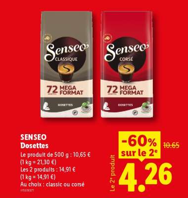 Senseo dosettes
