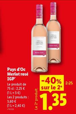 Pays d'Oc Merlot Rosé IGP