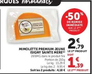Mimolette Premium Jeune Isigny Sainte Mère