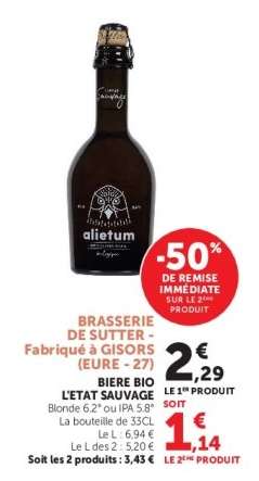 BIERE BIO L'ETAT SAUVAGE