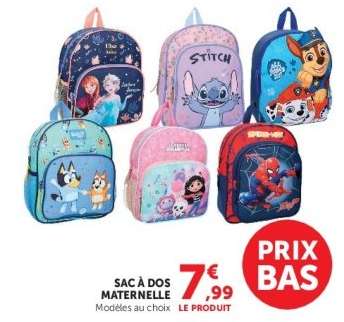 SAC À DOS MATERNELLE