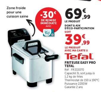 Tefal Friteuse Easy Pro