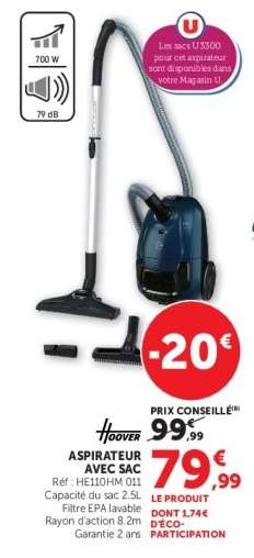ASPIRATEUR AVEC SAC