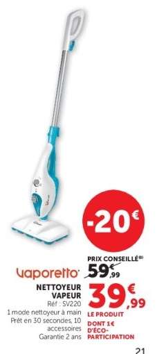 Vaporetto Nettoyeur Vapeur