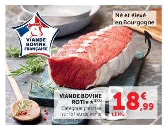 Viande Bovine : Rôti**