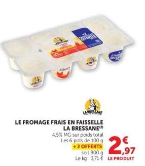 LE FROMAGE FRAIS EN FAISSELLE LA BRESSANE
