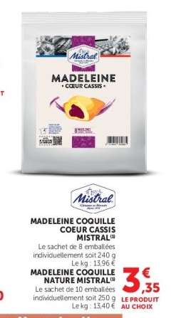 MADELEINE COQUILLE COEUR CASSIS MISTRAL