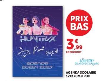 Agenda Scolaire 12x17cm KPOP