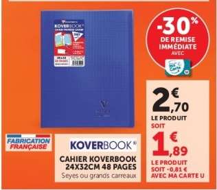 Koverbook Cahier