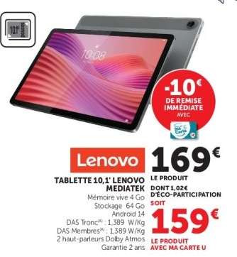 TABLETTE 10,1'' LENOVO MEDIATEK