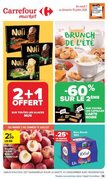 Catalogue Carrefour Market - 07/07/2026 - 19/07/2026.