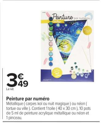 Peinture par numéro