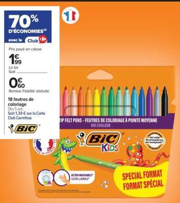 BIC Kids Feutres de coloriage