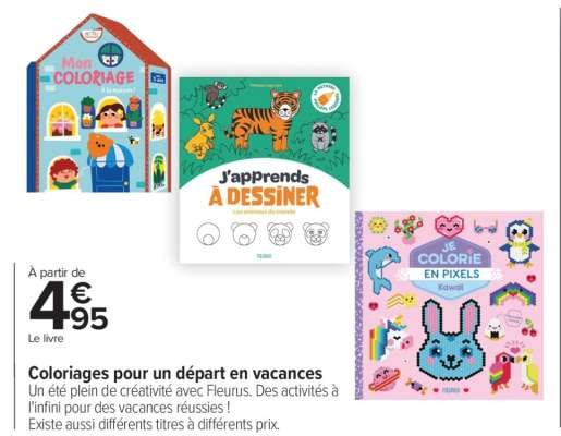 Coloriages pour un départ en vacances