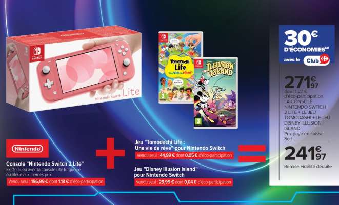 Console Nintendo Switch 2 Lite