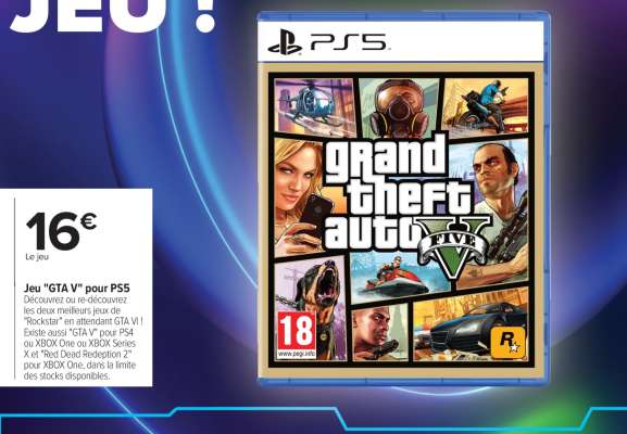 Jeu 'GTA V' pour PS5
