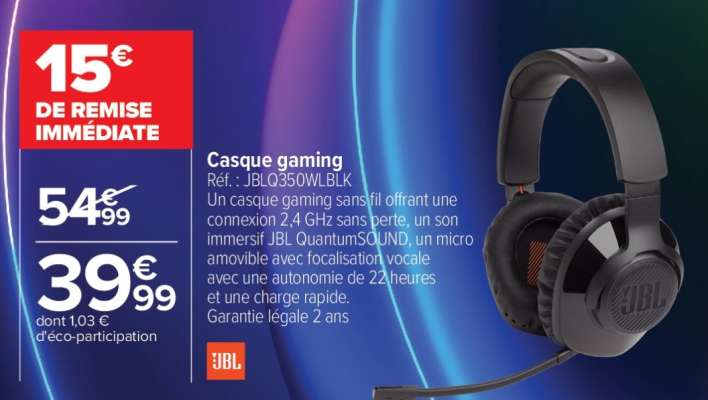 Casque gaming