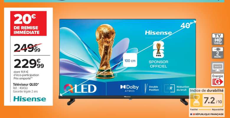 Téléviseur OLED Hisense