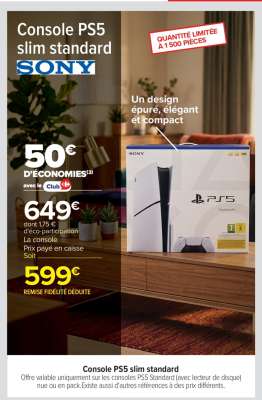 Console PS5 Slim Standard