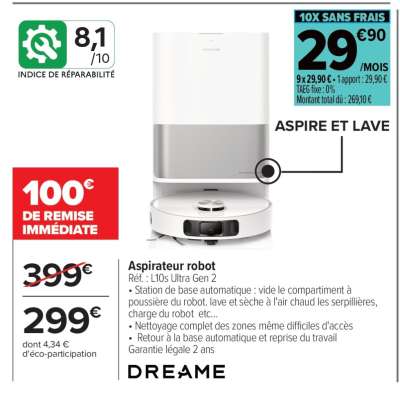 Aspirateur robot