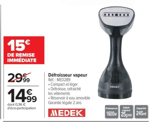 Défroisseur vapeur