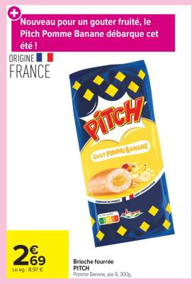 Brioche fourrée PITCH