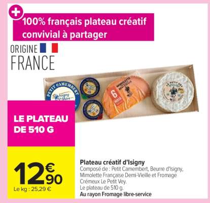 LE PLATEAU DE 510 G