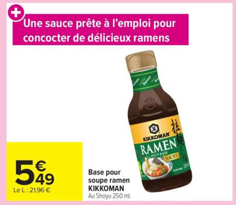 Base pour soupe ramen KIKKOMAN
