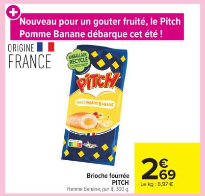 Brioche fourrée PITCH