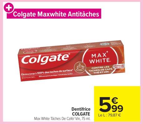 Colgate Maxwhite Antitâches