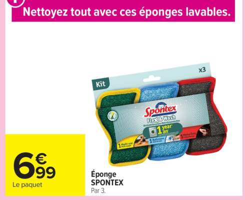 Éponge SPONTEX