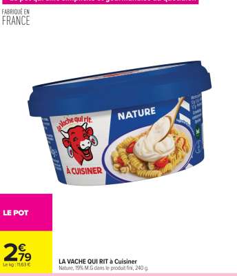 LA VACHE QUI RIT à Cuisiner