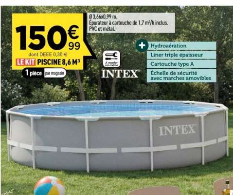 LE KIT PISCINE 8,6 M³