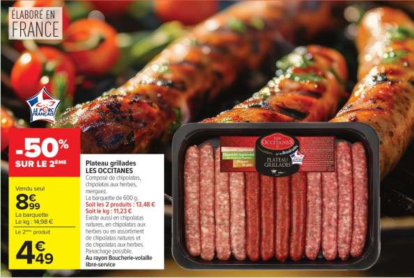 Plateau grillades LES OCCITANES