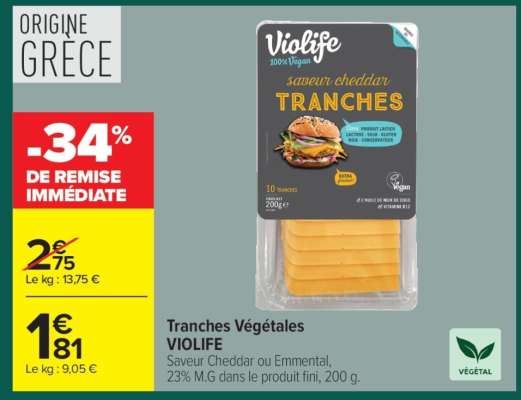 Tranches Végétales VIOLIFE