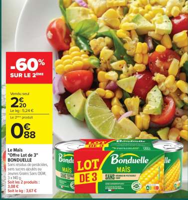 Le Maïs "Offre Lot de 3" BONDUELLE