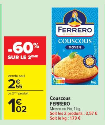 Couscous "Ferrero"