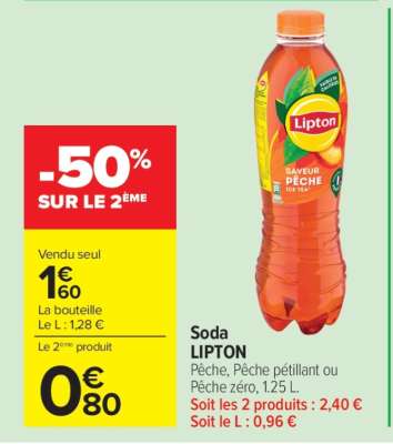 SODA “LIPTON”