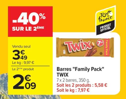Barres "Family Pack" TWIX