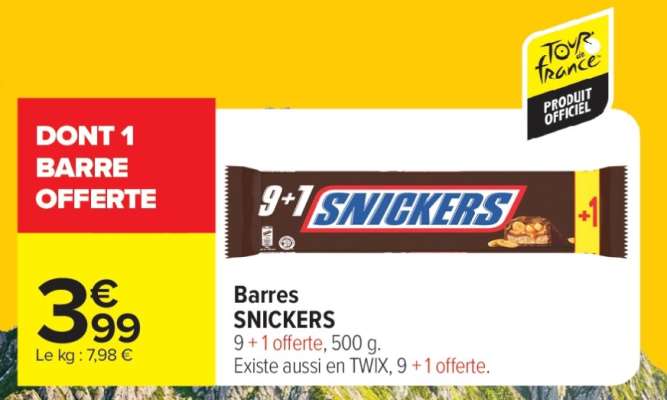 Barres SNICKERS